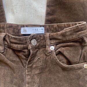 Zara Kids Brown Corduroy Pants